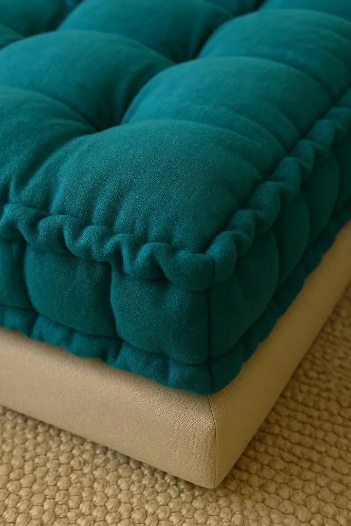 Anand Textile Check 4 inch Single Cotton Mattress