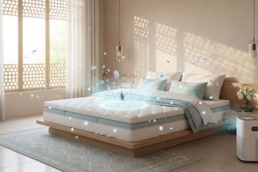 Anti allergenic mattress features: Why Indian climate needs breathable cotton