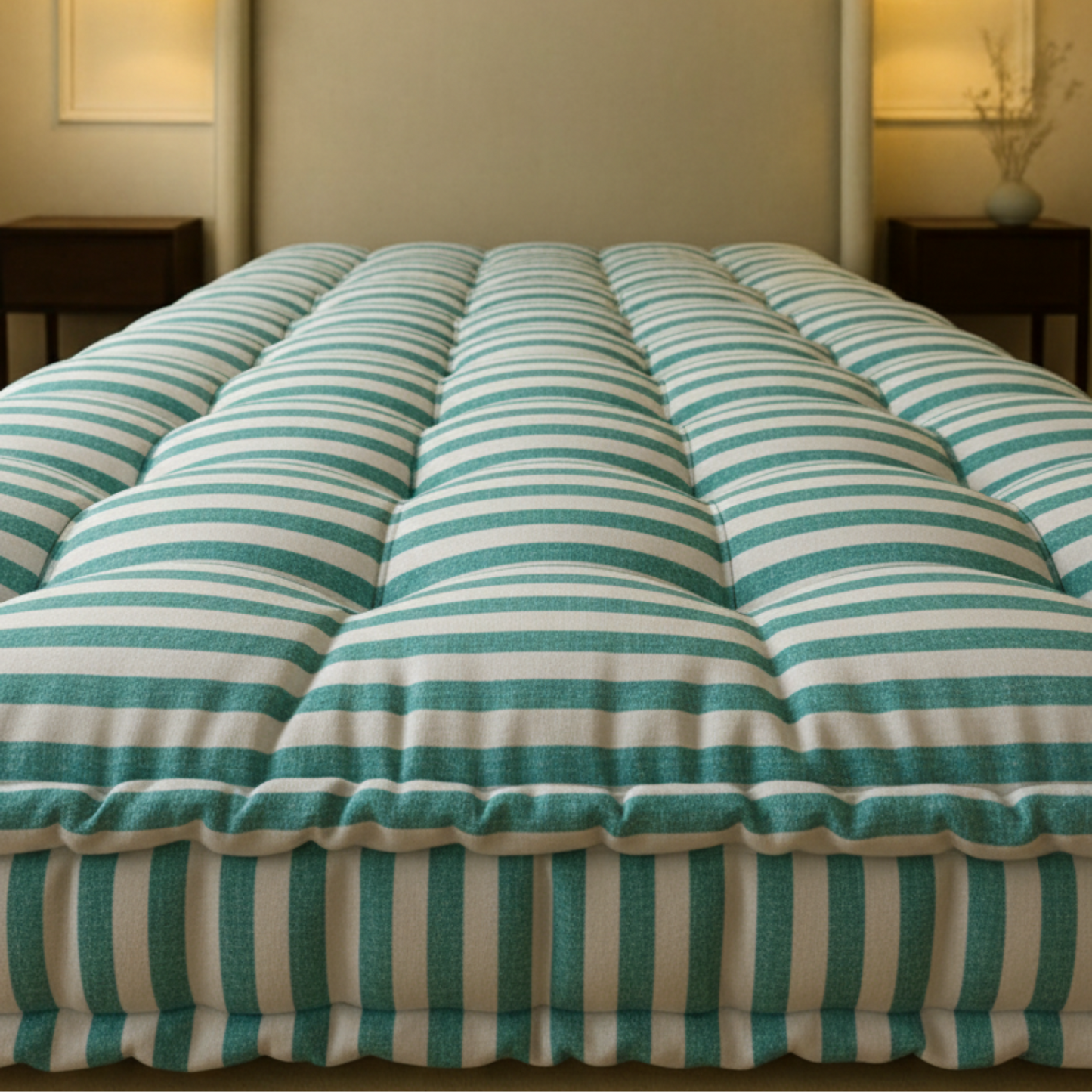 Drokona Luxura Aqua Bliss Striped Cotton Bed Mattress