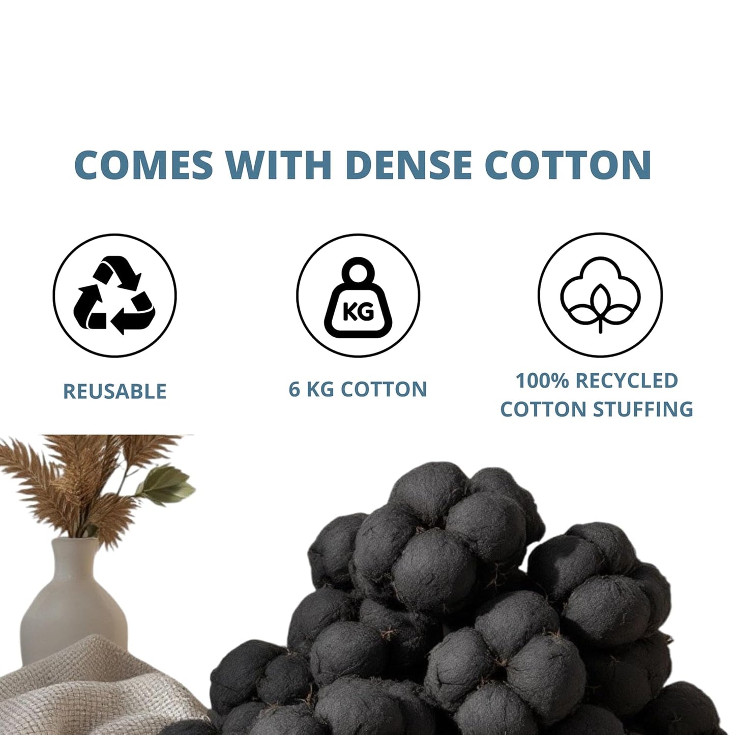 Drokona SleepSmart Soft Cotton Filled Mattress Gadda Soft & Reversible, Pure Cotton Fabric, Firm Gadda for Floor & Bed (Multicolor)