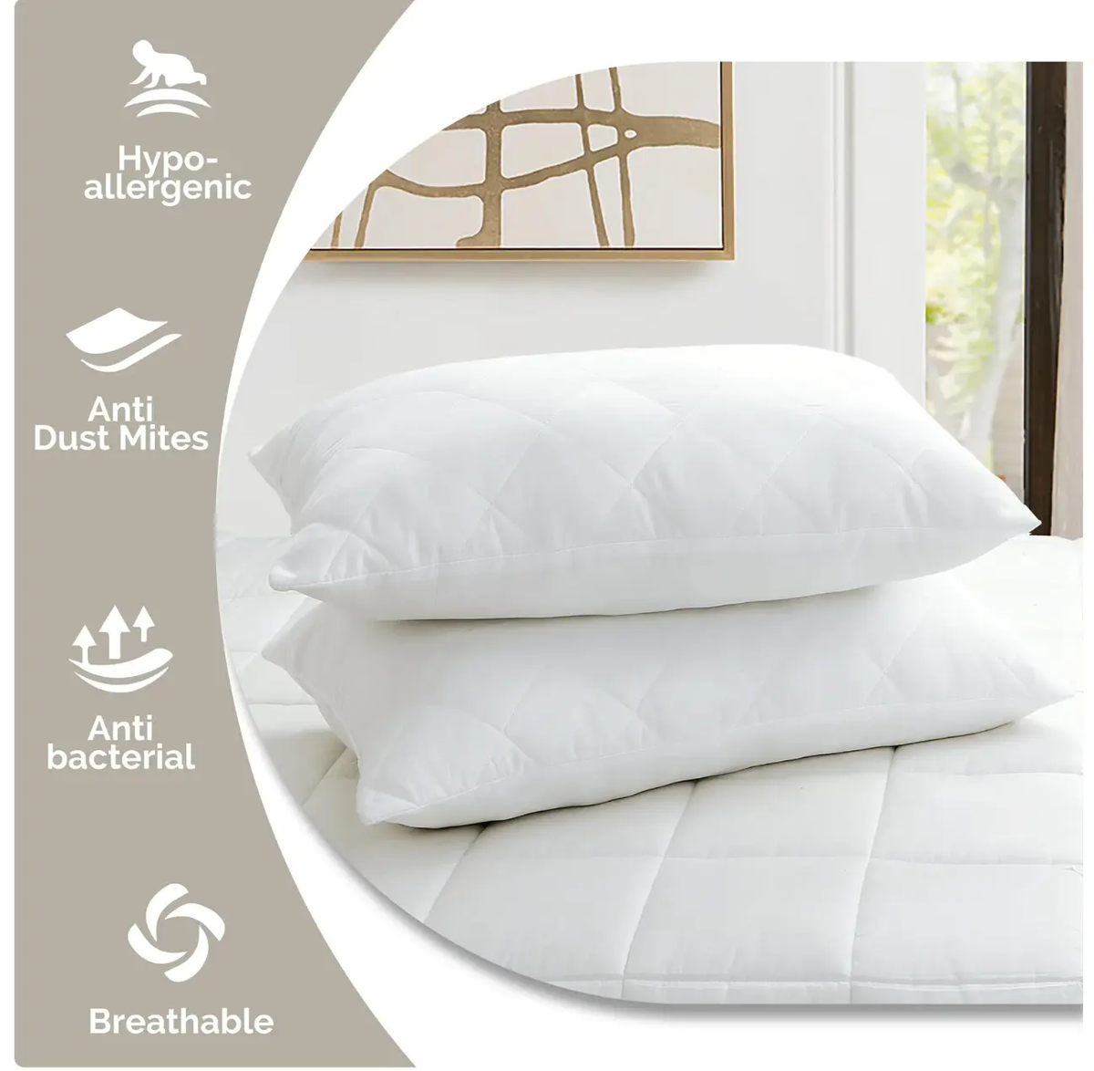 CloudRest Microfibre Pillow Pair Small (Pair of 2) Drokona Home