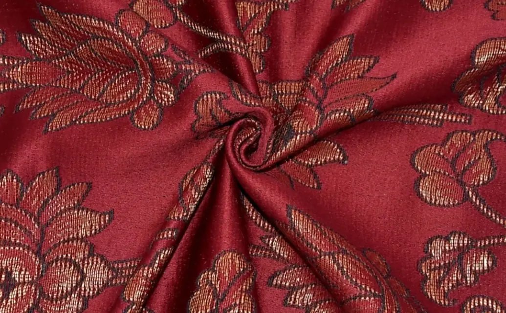 Drokona Crimson Dream bedsheet detail weave pattern